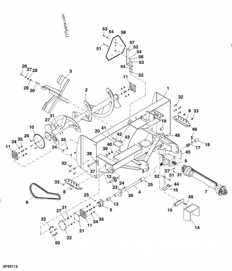 john deere snow blower parts diagram john deere snow blower parts diagram