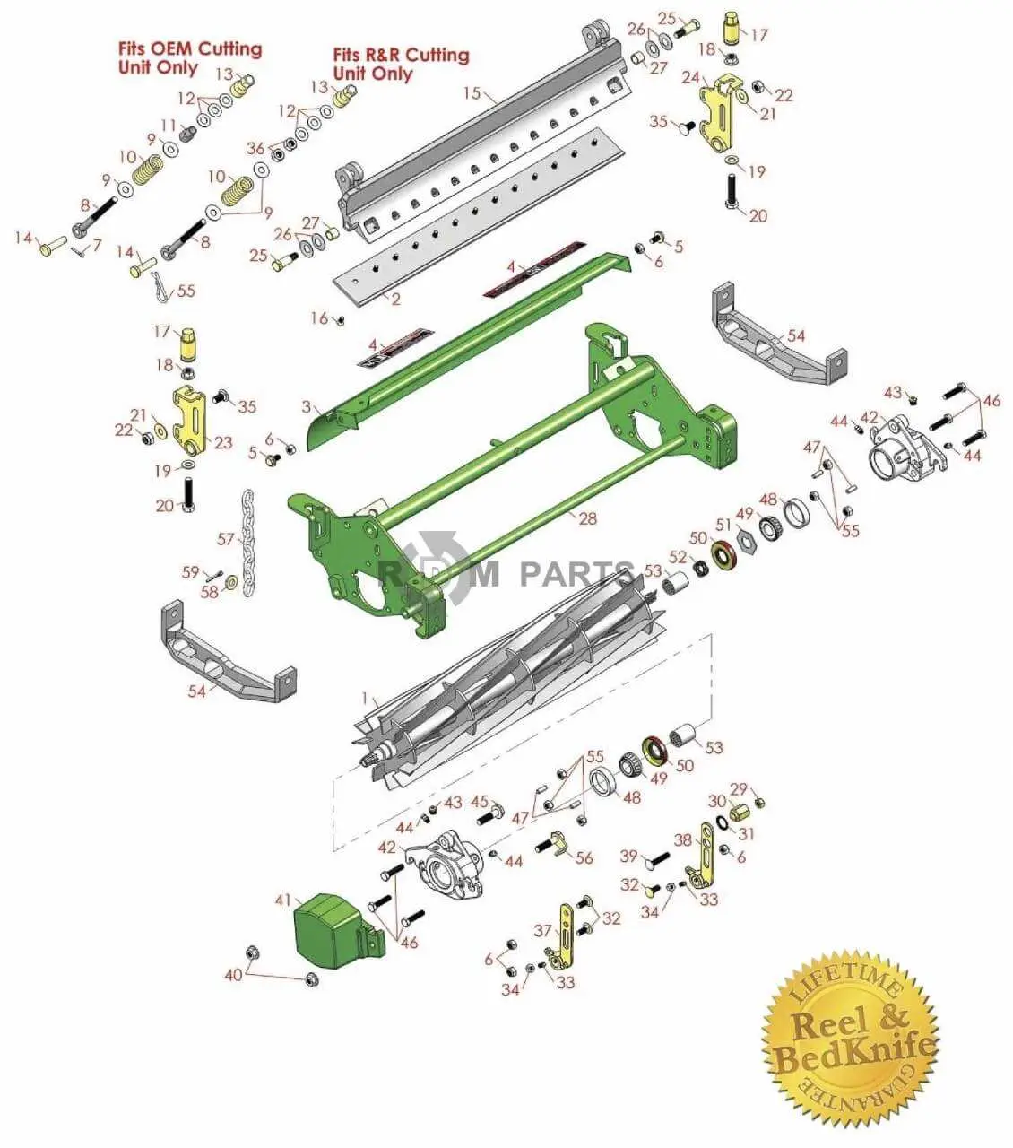 john deere spitfire parts diagram