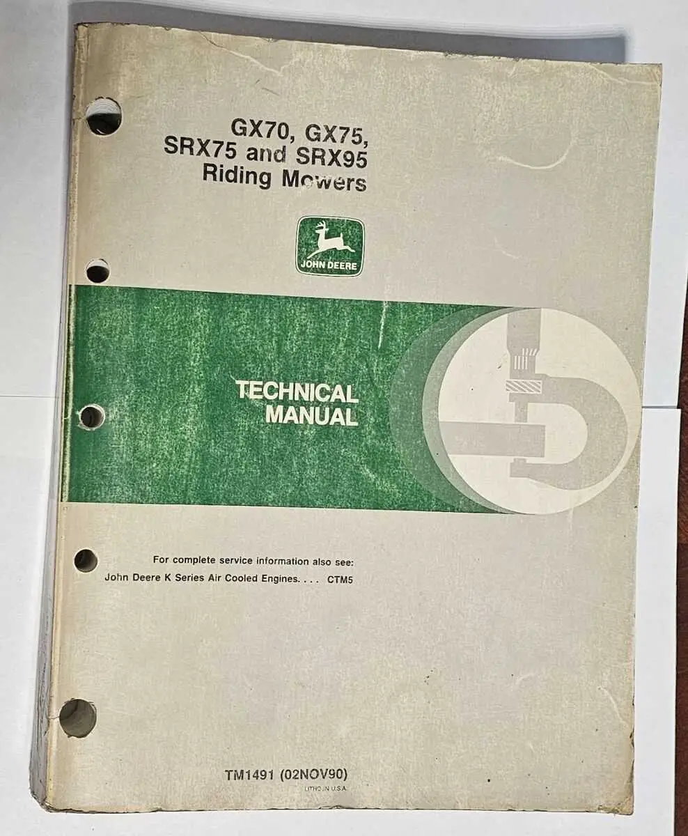 john deere srx95 parts diagram