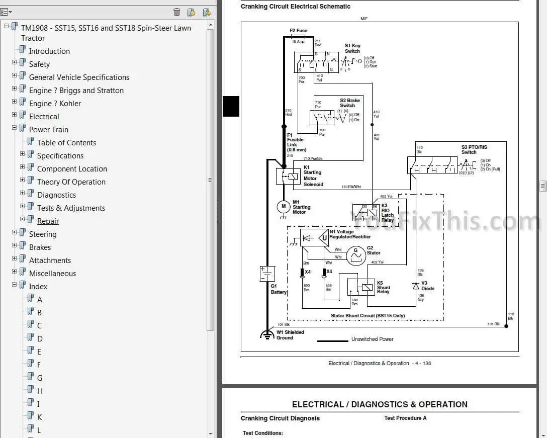 john deere sst16 belt diagram