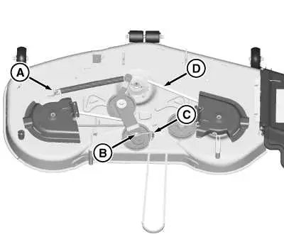john deere sst18 mower deck belt diagram