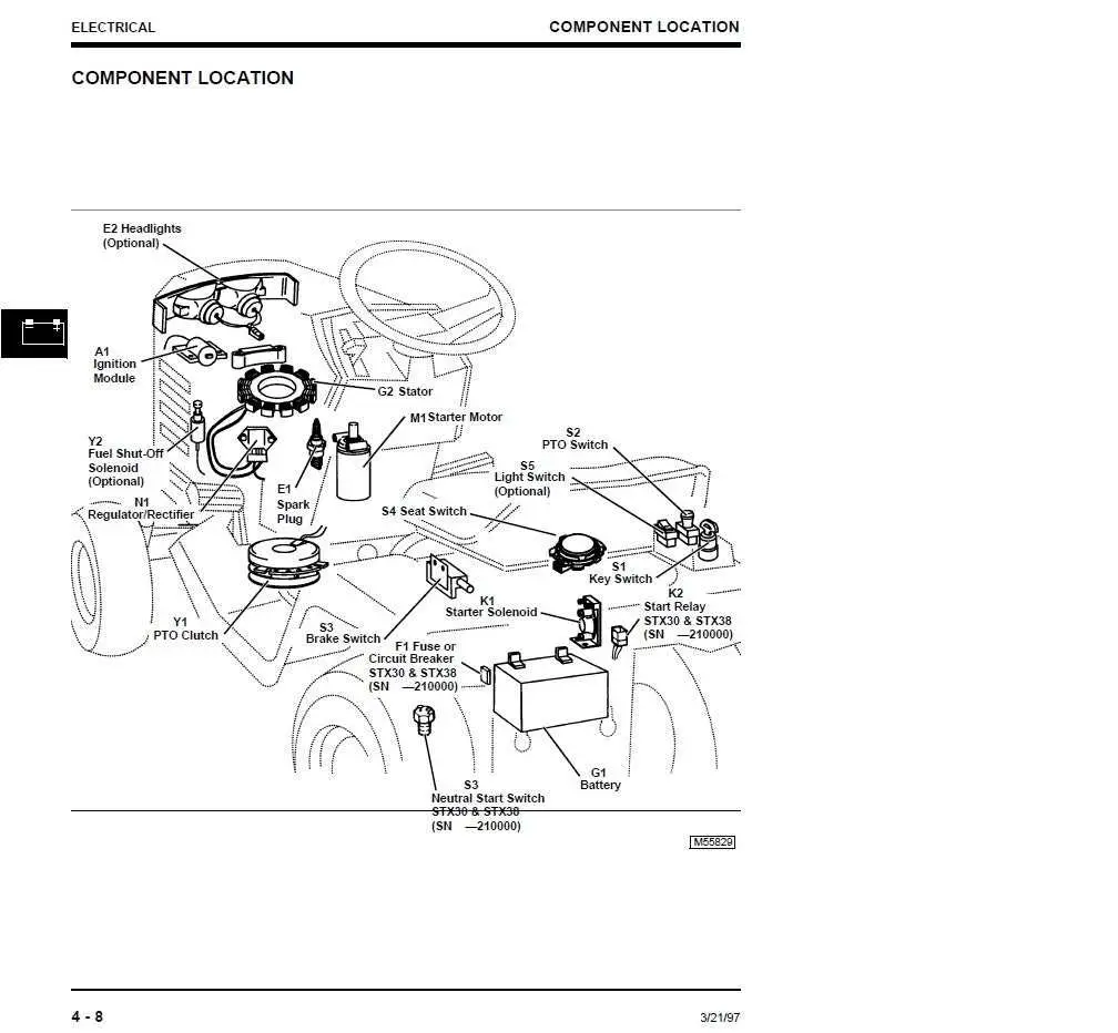 john deere stx38 black deck wiring diagram john deere stx38 black deck wiring diagram