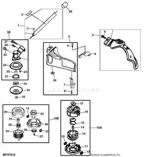 john deere trimmer parts diagram