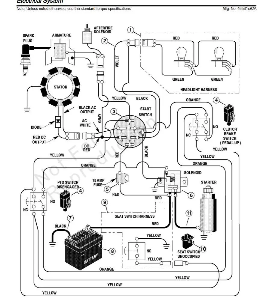 john deere wiring diagram ignition 47a