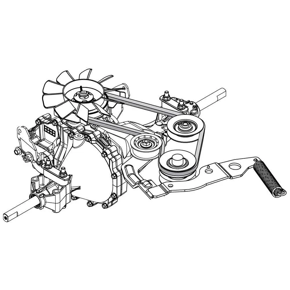 john deere x300 belt routing diagram