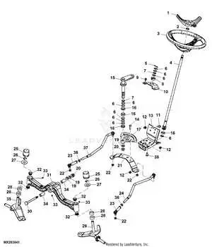 john deere x304 deck belt diagram