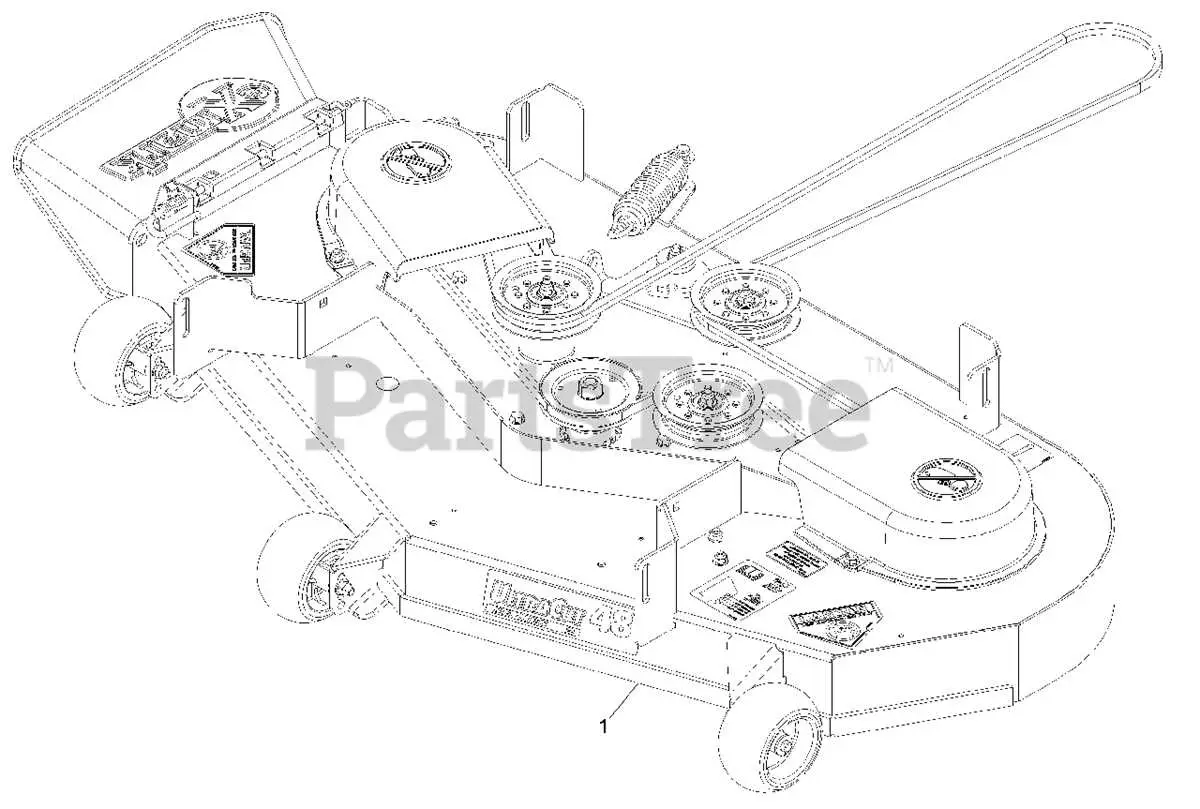 john deere x310 belt diagram