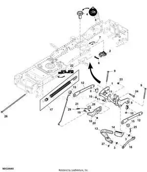 john deere x380 drive belt diagram