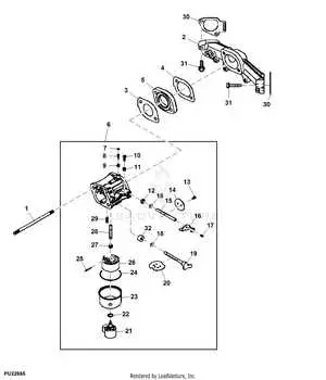 john deere x380 mower deck diagram