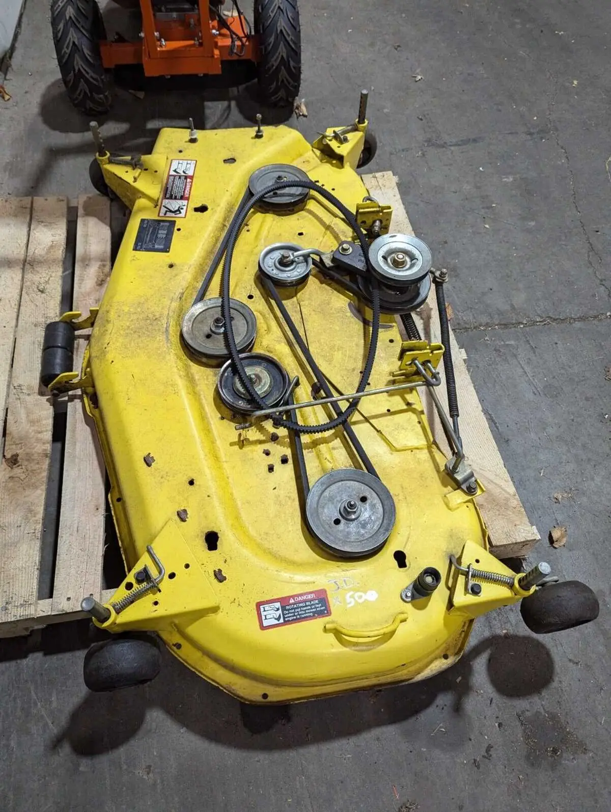 john deere x520 deck belt diagram