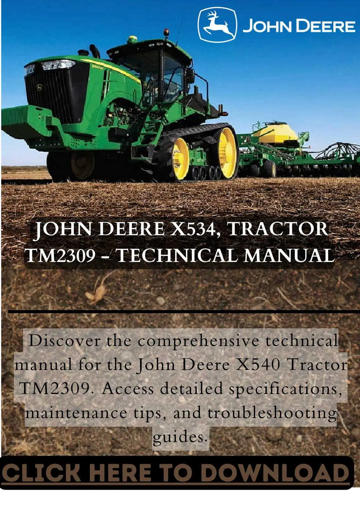 john deere x534 parts diagram