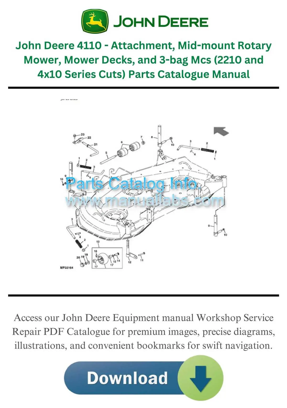john deere x540 mt parts diagram