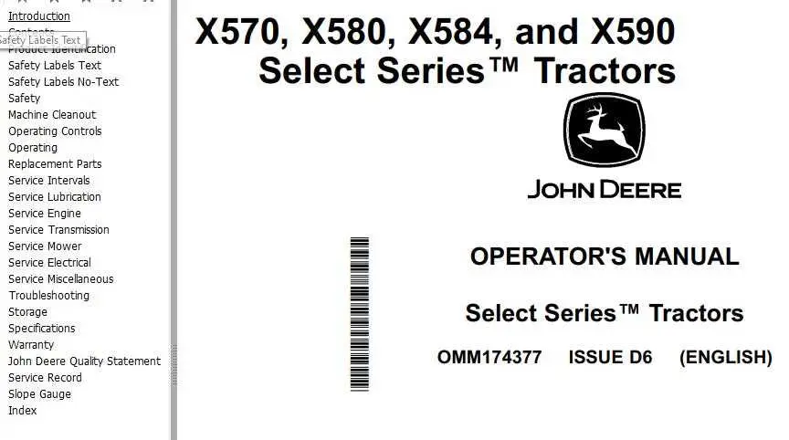 john deere x580 belt diagram pdf