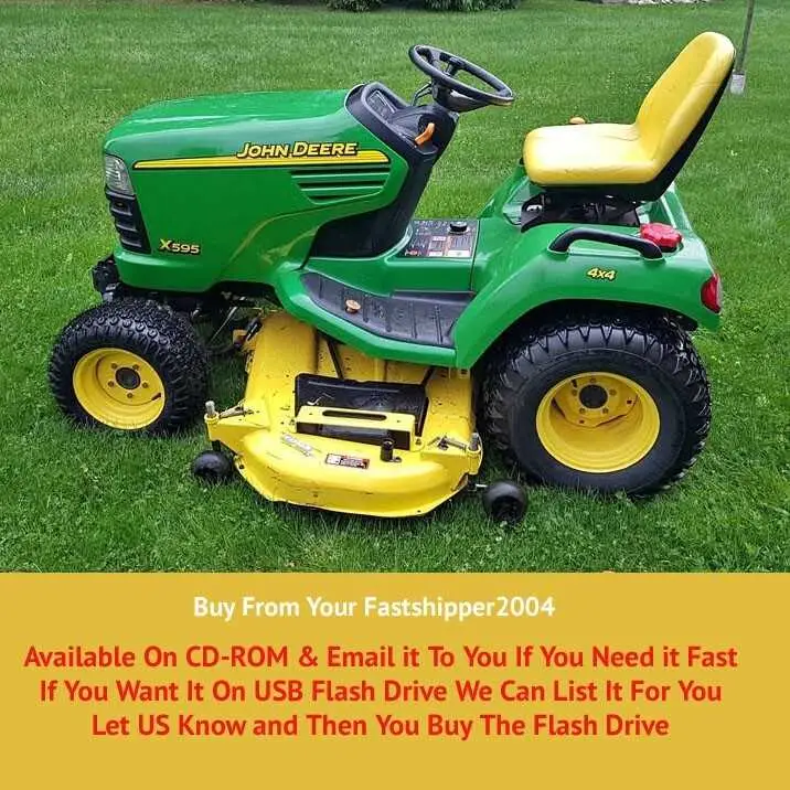 john deere x595 parts diagram