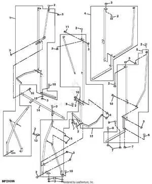 john deere x700 frame diagram