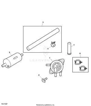 john deere z225 fuel pump diagram