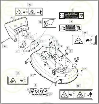 john deere z225 parts diagram deck