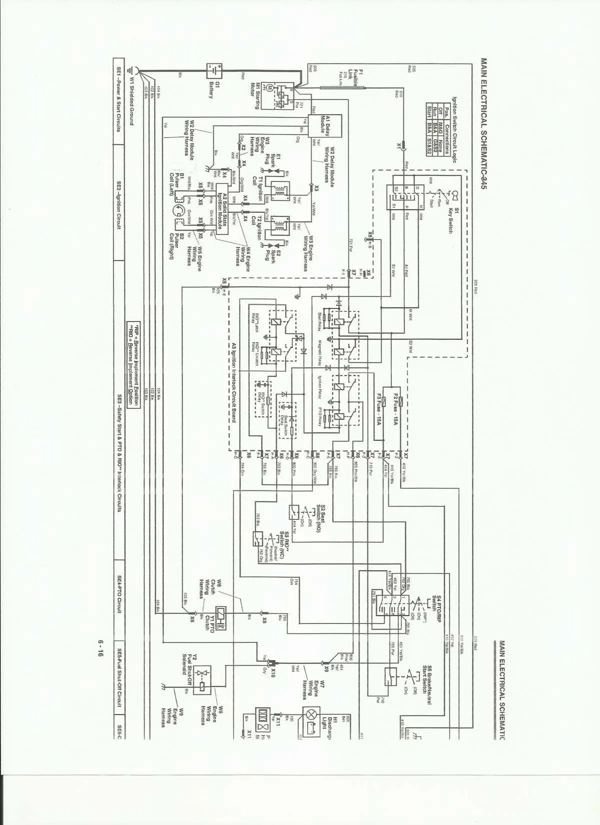 john deere z245 wiring diagram