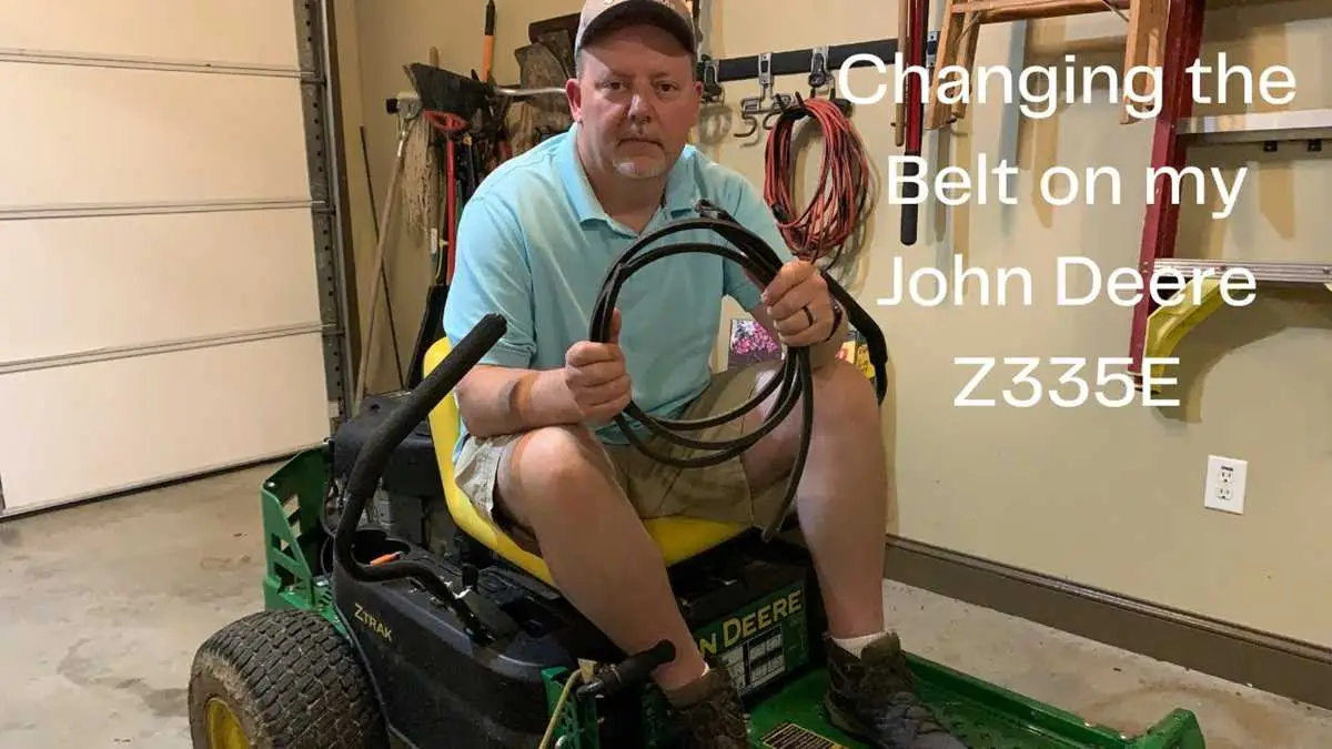 john deere z335e transmission belt diagram