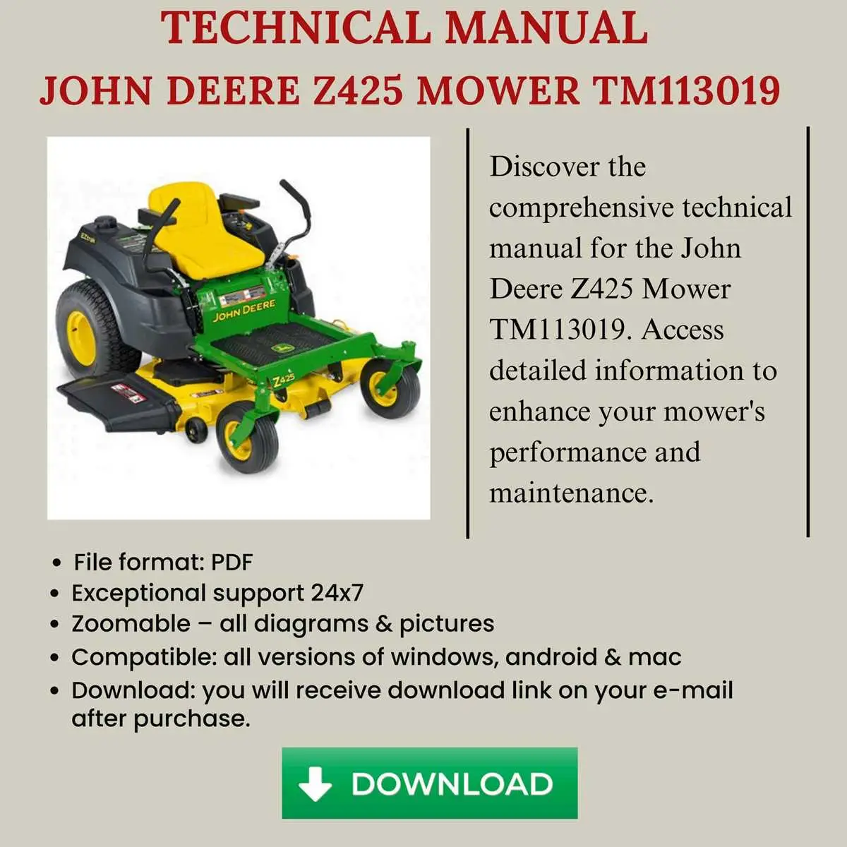 john deere z425 diagram john deere z425 diagram