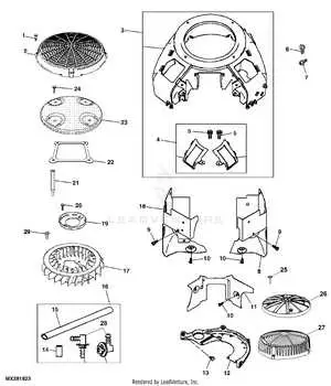 john deere z445 mower deck parts diagram