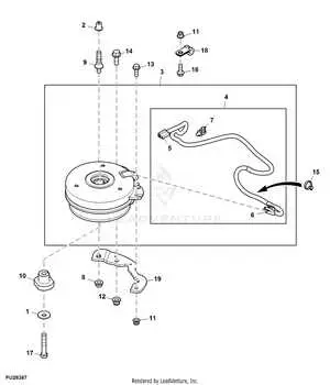 john deere z737 engine power takeoff diagram