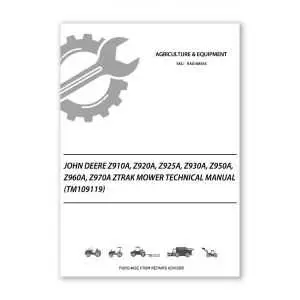 john deere z925a parts diagram