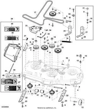 john deere zero turn z225 belt diagram
