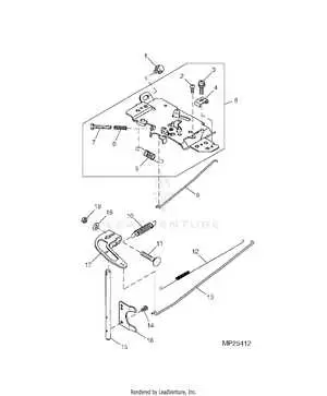 john deere ztrak 737 belt diagram