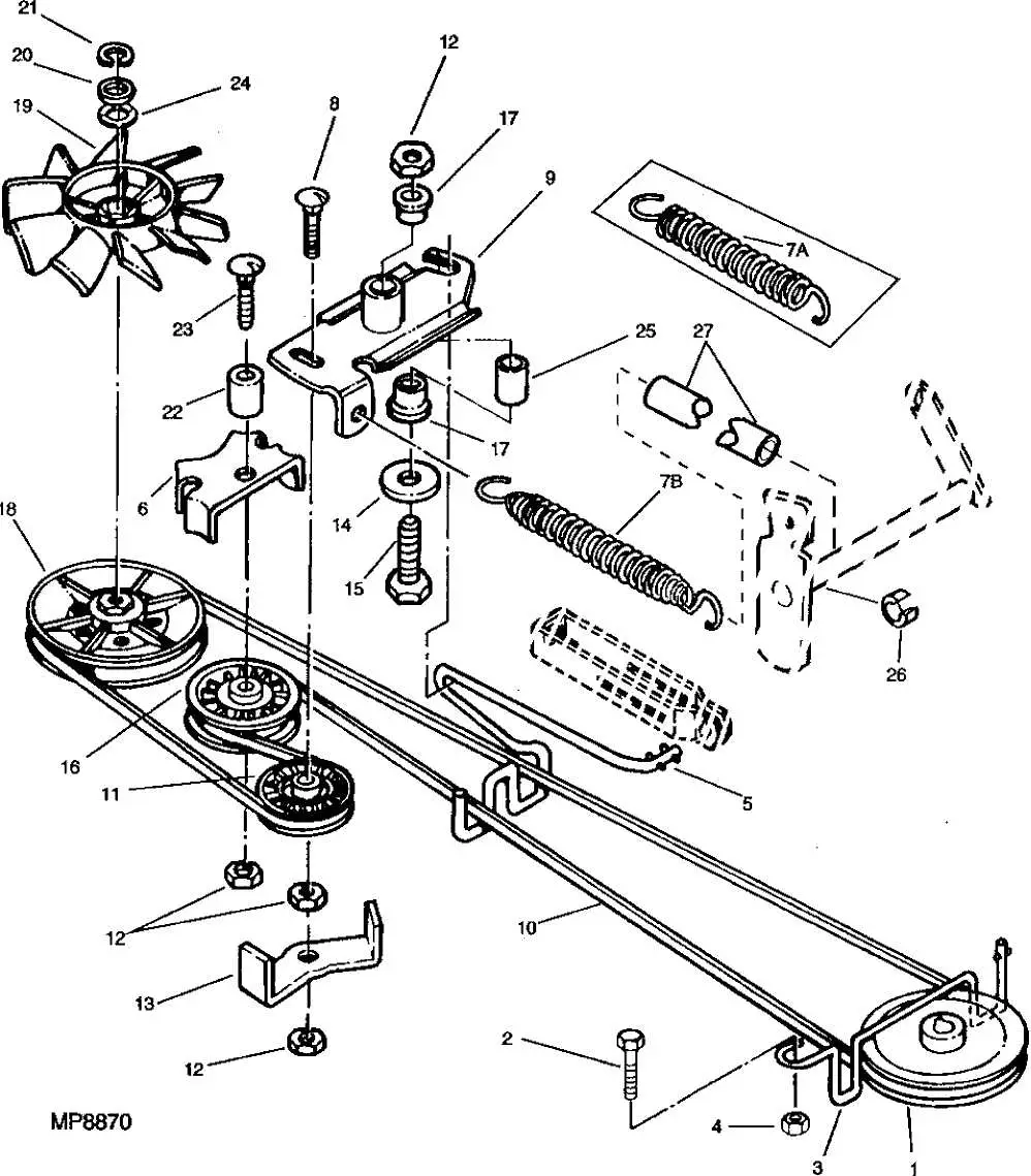 kawasaki john deere 345 parts diagram