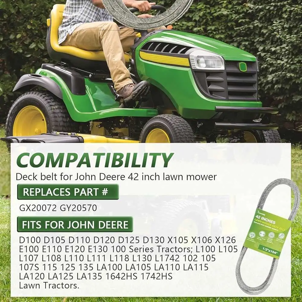 la110 john deere deck belt diagram