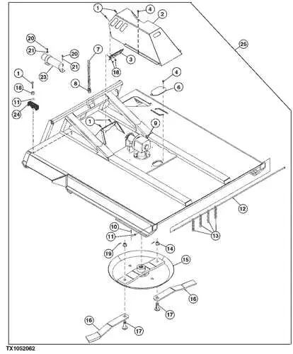 lawn mower john deere parts diagram