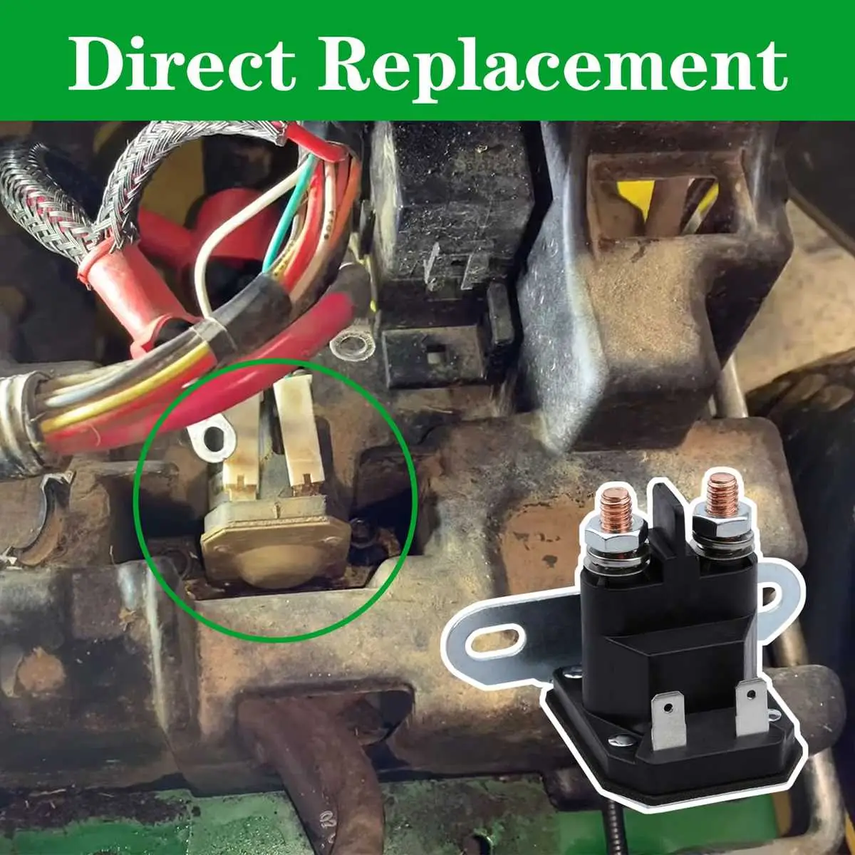 locating john deere rx75 starter and solenoid diagram