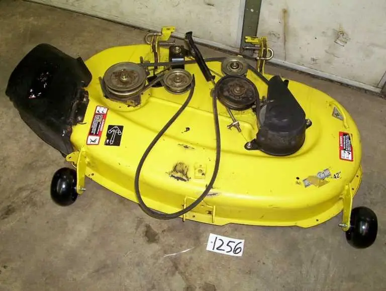 lt166 john deere mower deck diagram