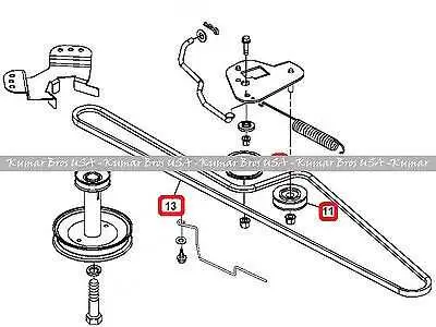 mower belt diagram for john deere d140