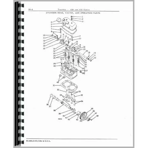 parts diagram for john deere 420 crawler