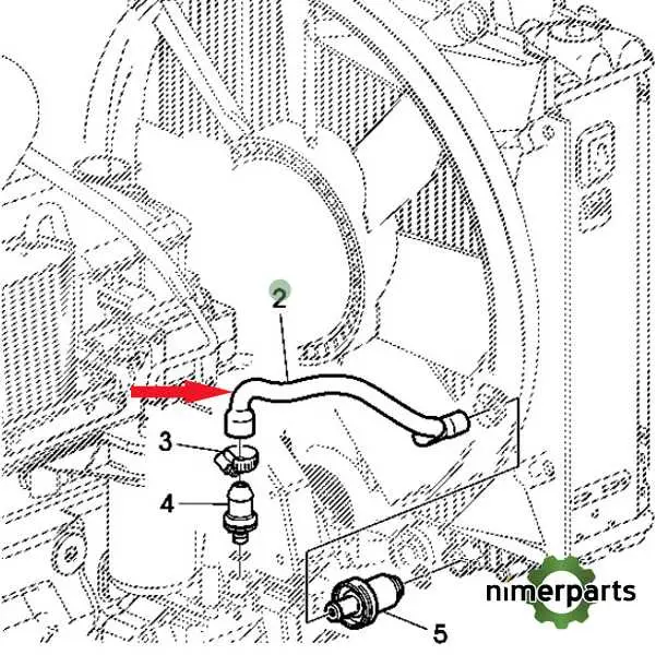 parts diagrams john deere 6420 for coolant lines