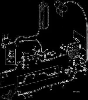 tractor john deere hydraulic system diagram
