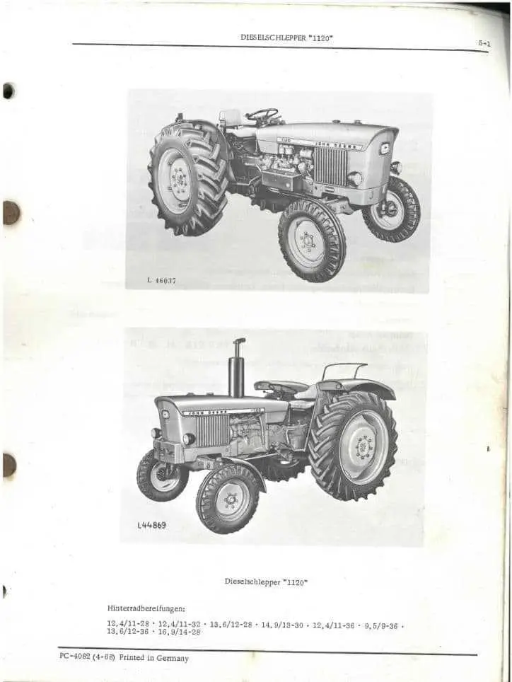 tractor john deere parts diagrams