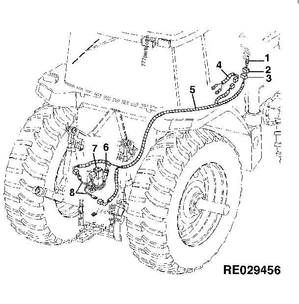 weiring diagram for 7510 john deere tractor