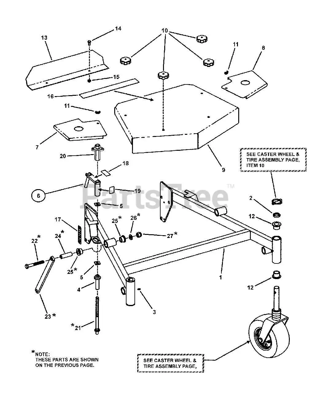 john deere 48a mower deck parts diagram