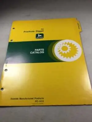 john deere 31 post hole digger diagram