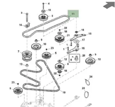 belt diagram for 42 inch john deere belt diagram for 42 inch john deere