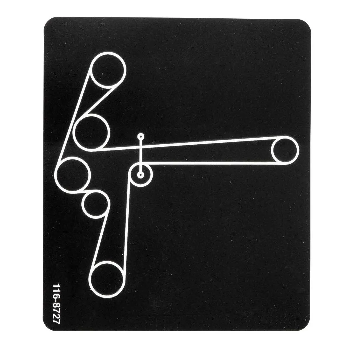 john deere 116 mower belt diagram