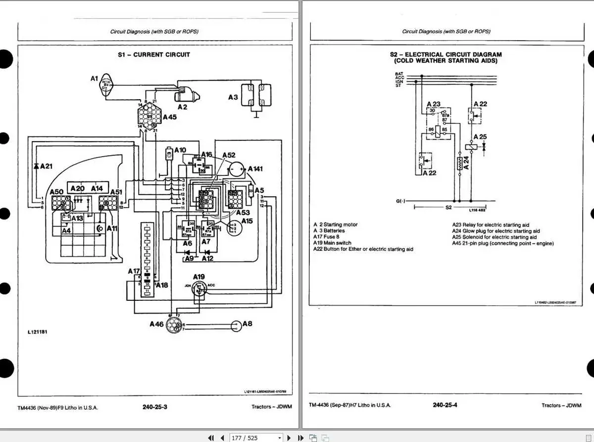 john deere 2155 wiring diagram