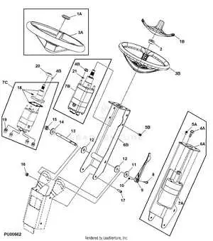 john deere 1445 parts diagram