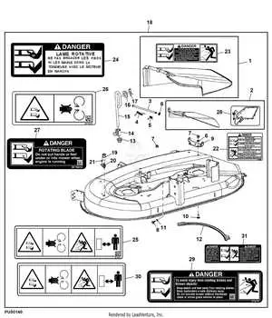 john deere x304 mower deck alignment diagram