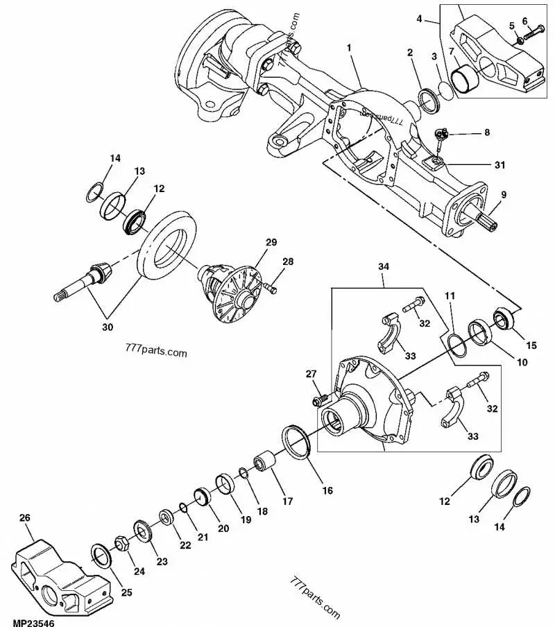 john deere 4700 parts diagram