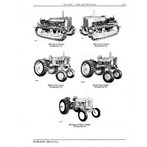 john deere 430 garden tractor universal joint diagram diagram
