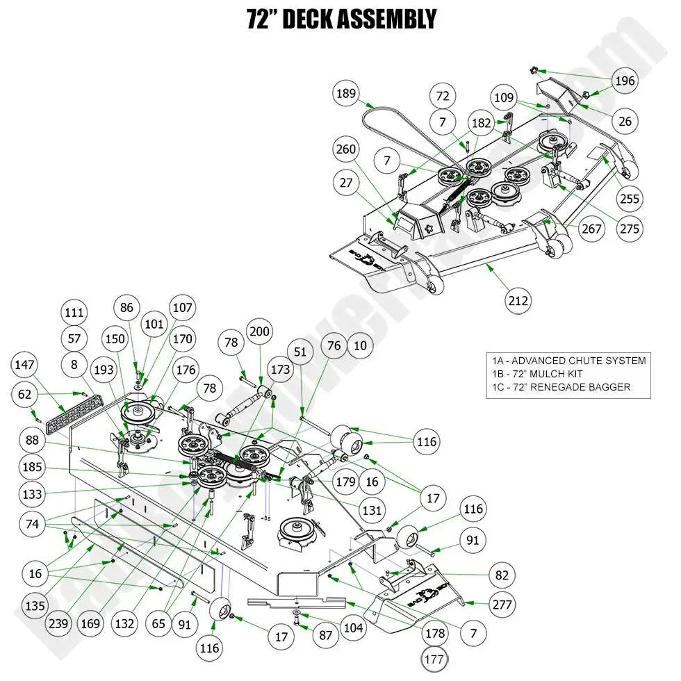 john deere 116 drive belt diagram